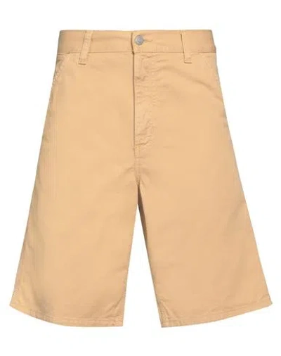 Carhartt Man Shorts & Bermuda Shorts Sand Size 29 Cotton In Beige