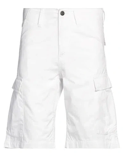 CARHARTT CARHARTT MAN SHORTS & BERMUDA SHORTS WHITE SIZE 26 COTTON