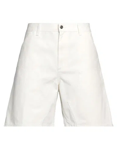 Carhartt Man Shorts & Bermuda Shorts White Size 33 Cotton In White