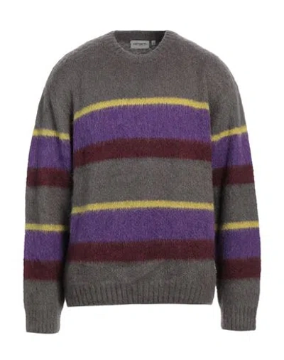CARHARTT CARHARTT MAN SWEATER KHAKI SIZE M ACRYLIC, ALPACA WOOL, NYLON
