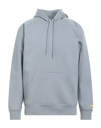 Carhartt Man Sweatshirt Grey Size L Cotton, Polyester, Elastane