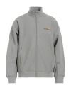 Carhartt Man Sweatshirt Grey Size M Cotton, Polyester, Elastane In Gray