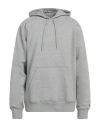 Carhartt Light Grey Cotton Blend Hooded Chase Sweat