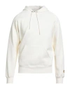 Carhartt Man Sweatshirt Ivory Size S Cotton, Polyester In White