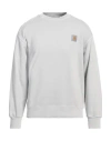 Carhartt Man Sweatshirt Light Grey Size M Cotton, Elastane