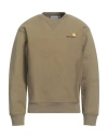 Carhartt Man Sweatshirt Military Green Size Xs Cotton, Polyester, Elastane