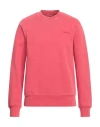 Carhartt Man Sweatshirt Red Size S Cotton, Elastane