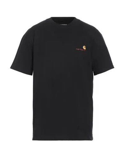 Carhartt Man T-shirt Black Size M Organic Cotton