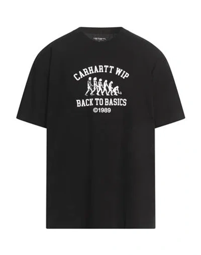 Carhartt Man T-shirt Black Size Xl Cotton