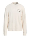 Carhartt Mens Natural Helix Graphic-print Knitted Sweater In Brown