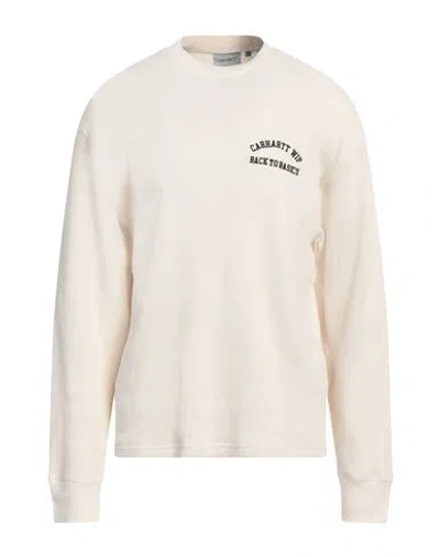 Carhartt Man T-shirt Cream Size L Cotton