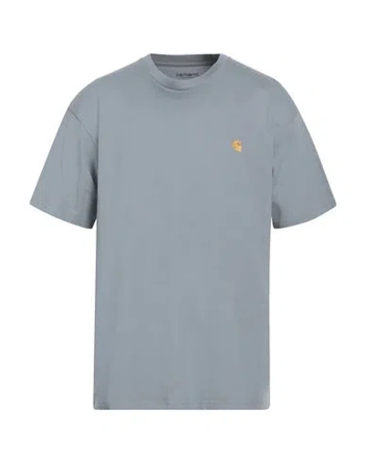 Carhartt Man T-shirt Light Grey Size Xl Cotton In Gray