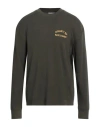 Carhartt Man T-shirt Military Green Size L Cotton