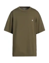 Carhartt Man T-shirt Military Green Size Xxl Organic Cotton