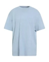 Carhartt Man T-shirt Sky Blue Size Xl Cotton