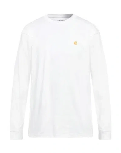 Carhartt Work In Progress Chase Long Sleeve T-shirt In White