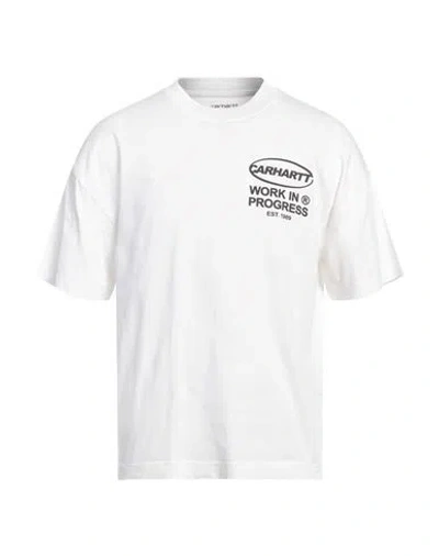 Carhartt Man T-shirt White Size Xl Cotton