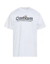 Carhartt Label Script Organic Cotton T-shirt In White