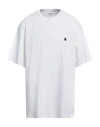 Carhartt Man T-shirt White Size Xxl Organic Cotton