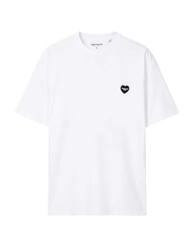 Carhartt Man T-shirt White Size Xl Organic Cotton