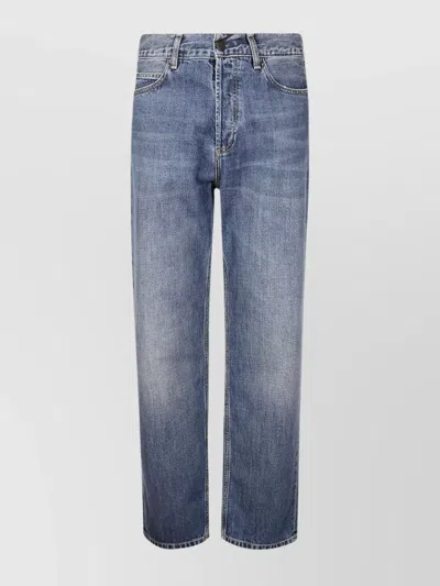 Carhartt Marlow Straight Fit Jeans With Faded Effect In Blue