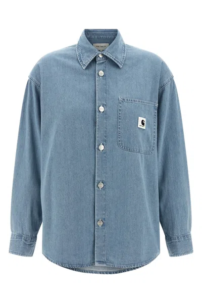 Carhartt Marly Shirt And Blouse Light Blue
