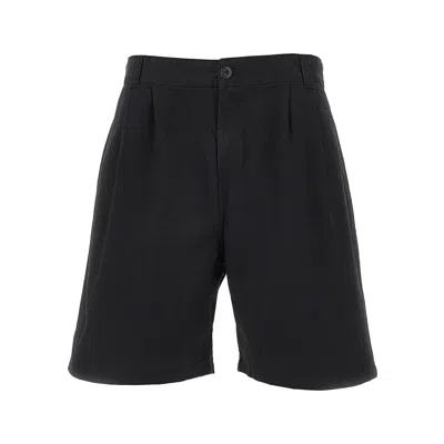 Carhartt Brader Cotton Twill Shorts In Black