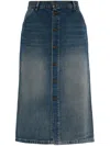 Carhartt Marvin Midi Skirt In Blue