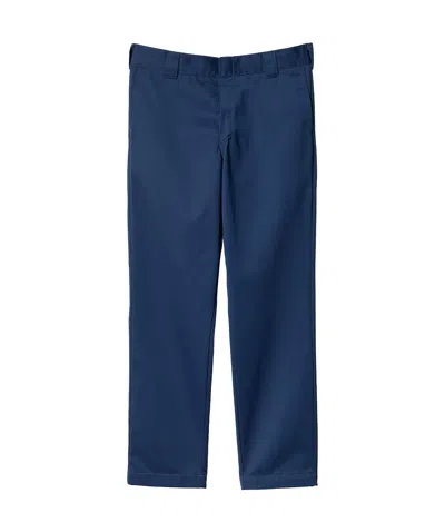Carhartt Master Casual Pants In Blue