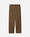 Carhartt Master Pants In Brown