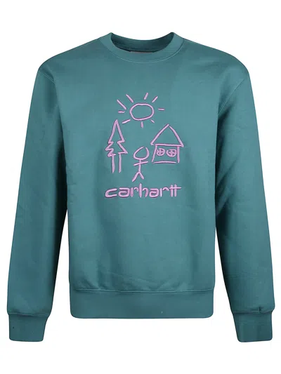 Carhartt Masterpiece Sweatshirt In Green