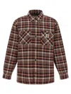 Carhartt Medium-weight Check Overshirt With Button Closure In Multi