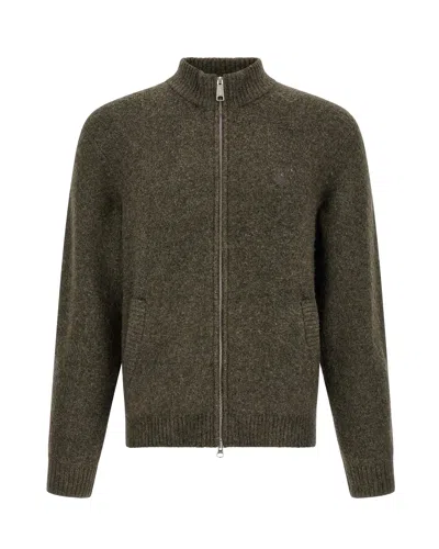 Carhartt Medium-weight Zip-through Sweater Jacket In Gray