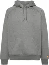 Carhartt Faded-effect Cotton Hoodie In Grey