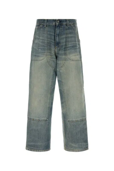 Carhartt Men Blue Loose High Rise Jeans In Gray
