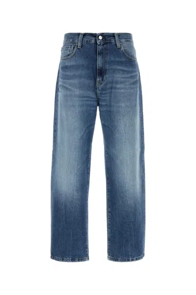 Carhartt Men Blue Loose Mid Rise Jeans