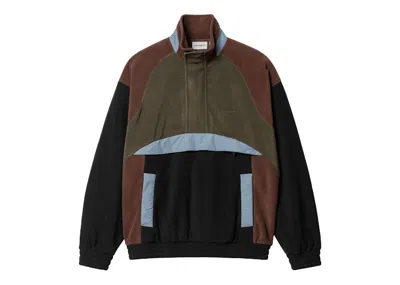 Pre-owned Carhartt Men's  Wip Brody Sweat Pullover In Black/cyprus/ale
