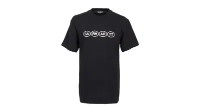 Pre-owned Carhartt Men's  Wip Bumper Short Sleeve T-shirt In Black