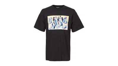 Pre-owned Carhartt Men's  Wip Cai Arfon Bellis Short Sleeve T-shirt In Black