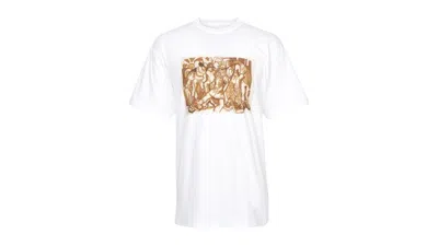 Pre-owned Carhartt Men's  Wip Cai Arfon Bellis Short Sleeve T-shirt In White