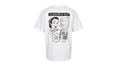 Pre-owned Carhartt Men's  Wip Catalogue Short Sleeve T-shirt In White