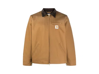 Pre-owned Carhartt Men's  Wip Detroit Jacket In Brown/tobacco