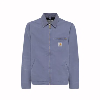Pre-owned Carhartt Men's  Wip Detroit Jacket In Canvas In Blue