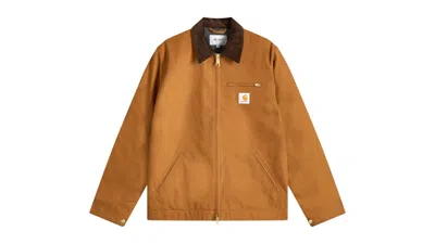 Pre-owned Carhartt Men's  Wip Detroit Jacket In Hamilton Brown