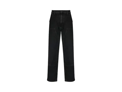Pre-owned Carhartt Men's  Wip Double Knee Pant In Black