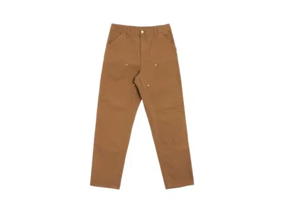 Pre-owned Carhartt Men's  Wip Double Knee Pant In Hamilton Brown
