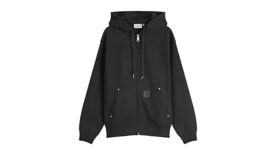 Pre-owned Carhartt Men's  Wip Hooded Eldon Sweat Jacket In Black