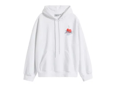 Pre-owned Carhartt Men's  Wip Jake Garcia Hoodie Fleece Sweatshirt In White