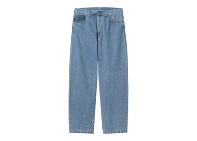 Pre-owned Carhartt Men's  Wip Landon Pant In Blue (heavy Stone Washed)