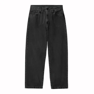 Pre-owned Carhartt Men's  Wip Landon Pants In Black Heavy